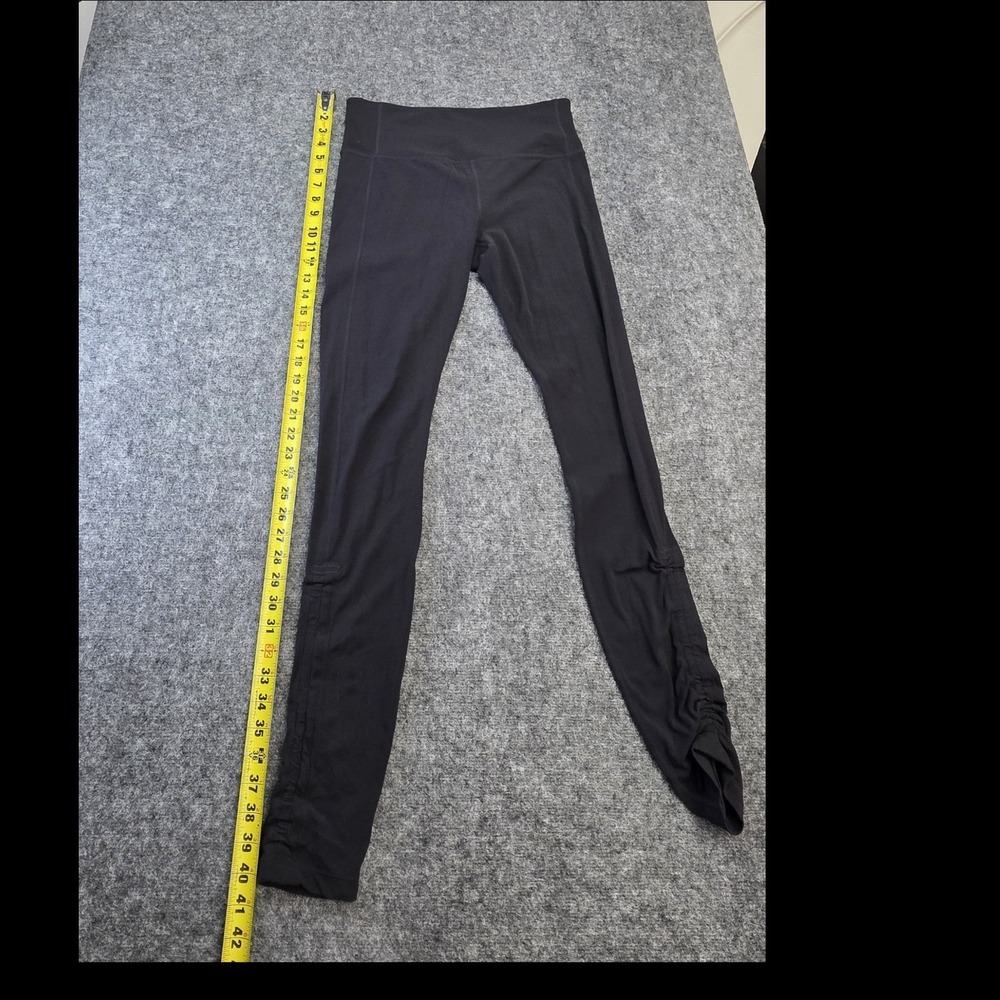 Athleta Women's Optional Scrunch Ankle Leggings Black‎ Size M Regular